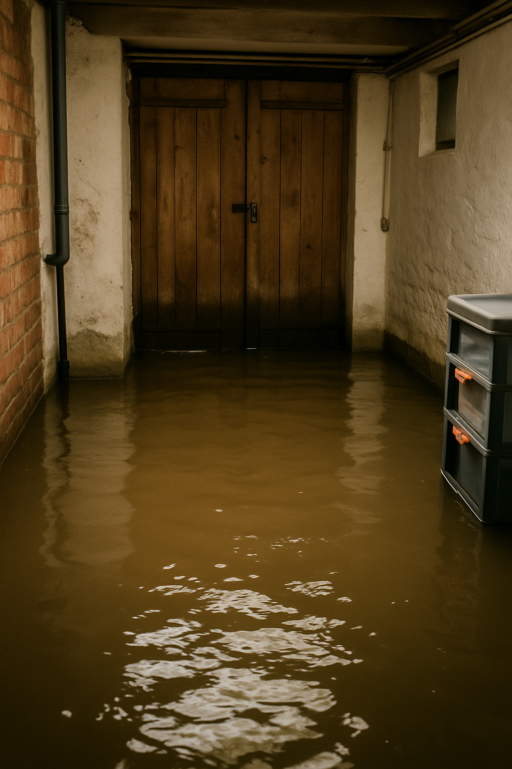 Wasser im Keller nach Starkregen – was tun?